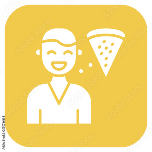 Konstfotografi Hunger icon style