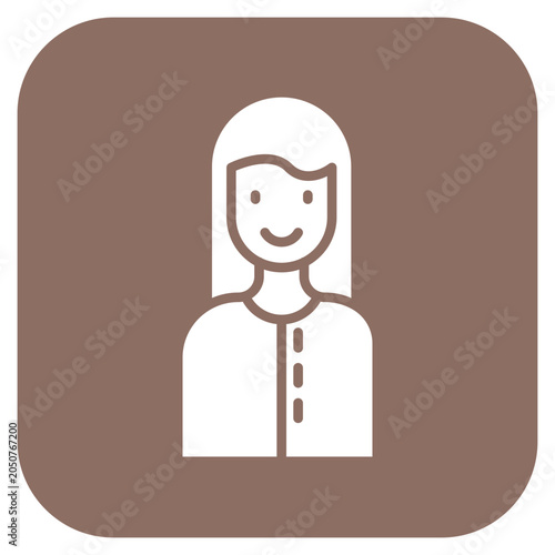 Woman icon style