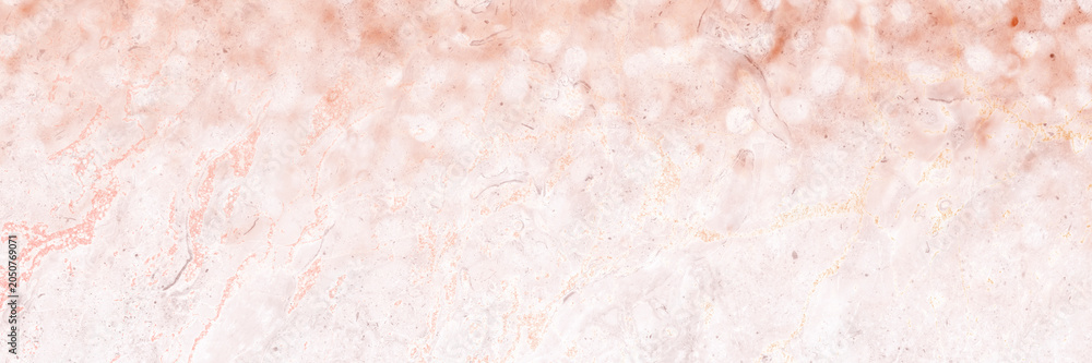 Fototapeta premium Orange marble texture banner background