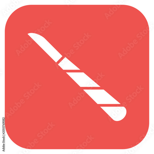Billede på lærred Scalpel icon style