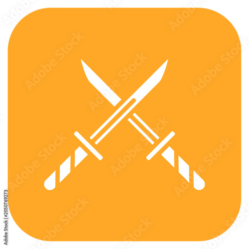 Принти на полотні Katana icon style