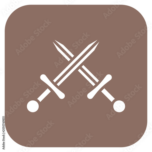 Canvastavla Sword icon style