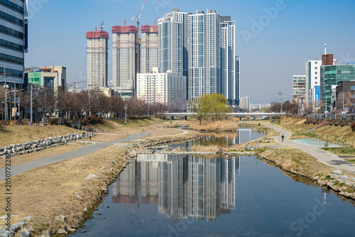木尺橋から眺める大田の市街地