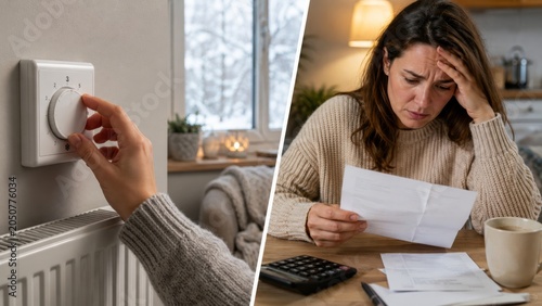 Thermostat turned too high and expensive heating season at home