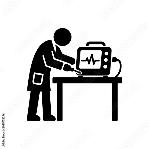 Medical Equipment Maintenance Icon