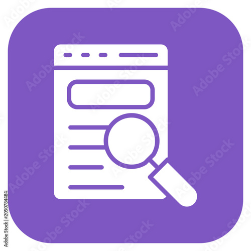 Bild auf Leinwand Disclosure Vector Icon Style