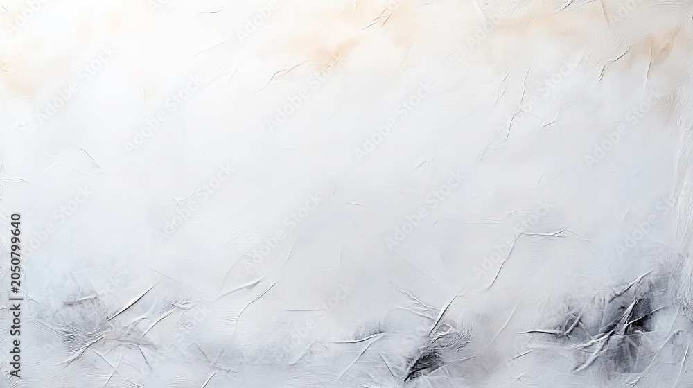 Obraz premium Elegant Off-White Watercolor Paper Background Texture with Soft Fibers and Gentle Grain for Art