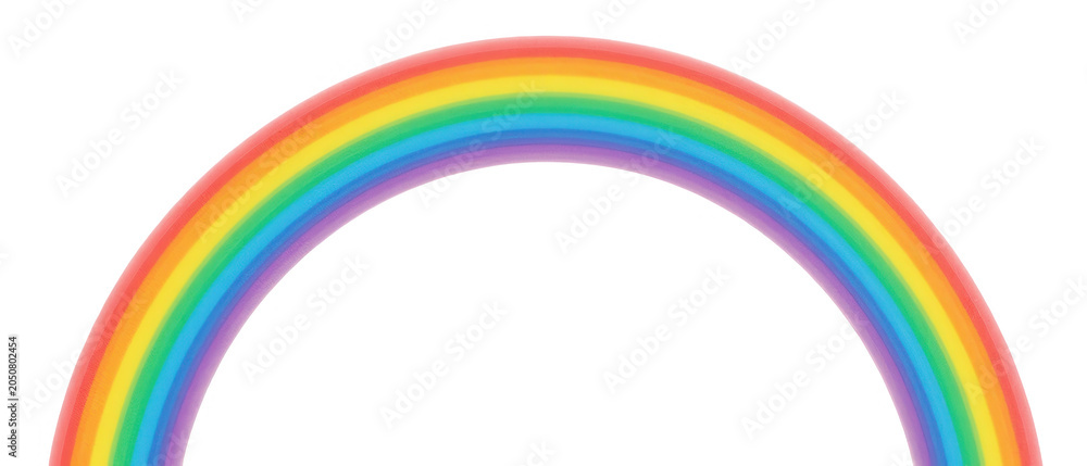 Fototapeta premium Rainbow Arc Isolated Transparent Background