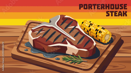 Foto porterhouse steak american steak cuisine food recipe culinary grilled delicious