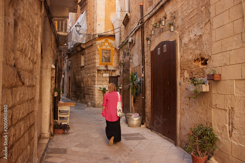 The old town of Bari in Puglia, Italy