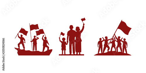 Indonesia Independence Day Silhouette