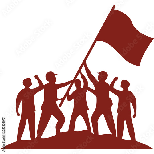 Indonesia Independence Day Silhouette