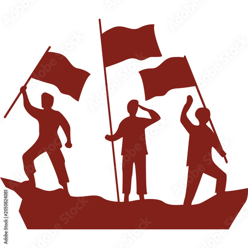 Indonesia Independence Day Silhouette