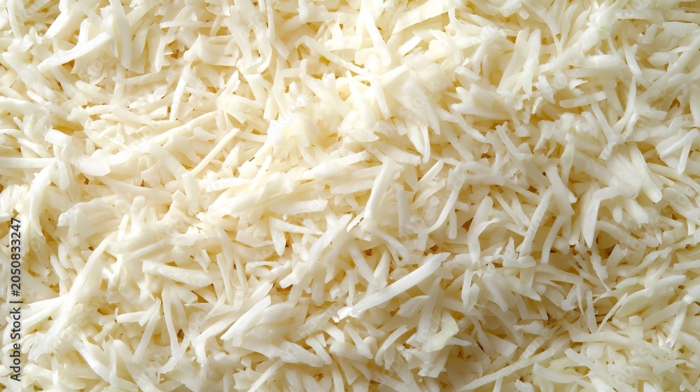 Fototapeta premium Fresh Cabbage Strips and Thinly Shredded Salad Leaves Macro Texture Fill Perfect Organic Food