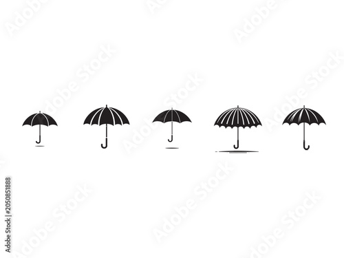 Umbrella Designs for Every Occasion, Graphic Illustration, Minimalist Style
