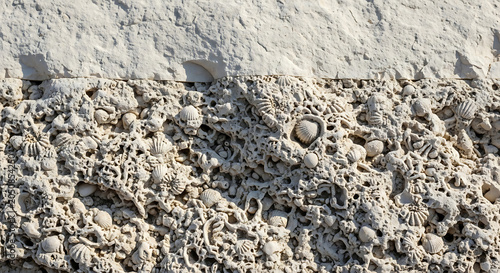 Textured Rock Formation