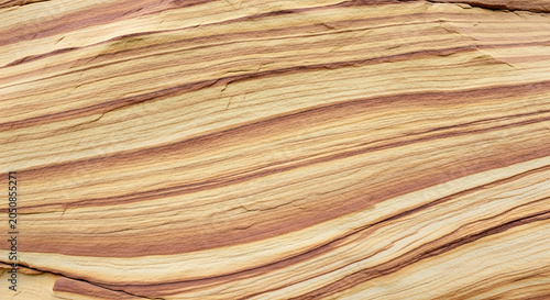 Striped Rock Formation