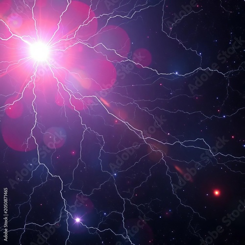 Cosmic rays crackle through the vacuum of space like electric sparks, space, spark