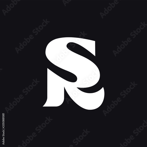 Monogram SR Dual Meaning Logo