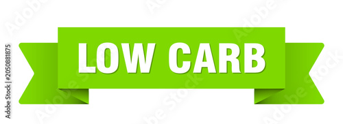 Foto low carb ribbon isolated on transparent background
