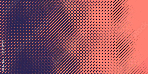 Konstfotografi Diagonal line pattern with varying density a vector illustration