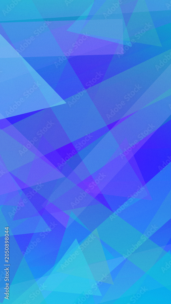 Obraz premium Teal and cyan geometric polygons overlap in a soft futuristic style, offering a refreshing abstract backdrop for tech designs, apps, and banners.