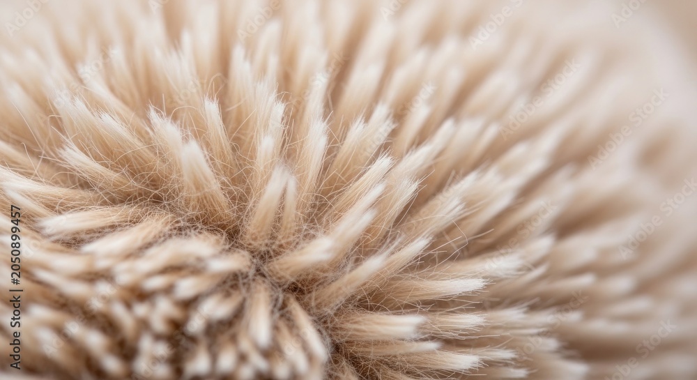 Fototapeta premium Close-up View of Textured Beige Surface with Soft Focus and Subtle Details.