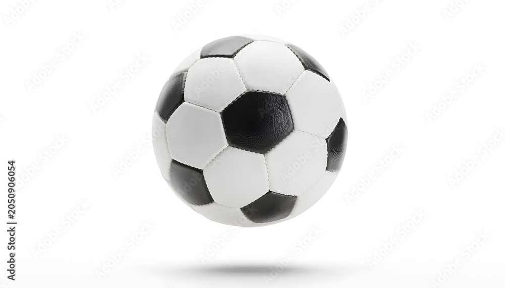 Fototapeta premium Soccer ball in mid air flight.