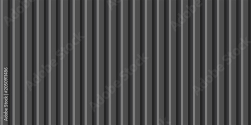 black sheet corrugated horizontal for roof, sheet grooved zinc board for background, galvanized iron for fences, walls, roofs, industrial cargo background