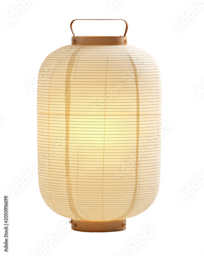 Soft Cylindrical Asian Paper Lantern
