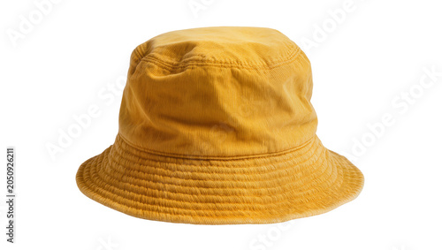 Foto Yellow Corduroy Bucket Hat