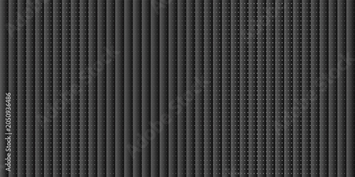 Foto A detailed, abstract background featuring a tightly packed, repeating square grid pattern with a metallic or silver sheen against a dark, gradient background