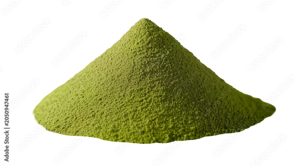 Fototapeta premium Pile of fine green matcha powder