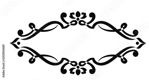 floral crown divider frame svg file