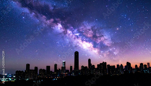 天の川　星空　空　Generative AI

