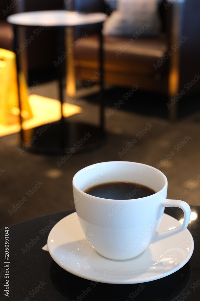Fototapeta premium おしゃれなラウンジのコーヒー