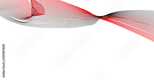 Abstract flowing yellow dotted digital wave pattern on black background with abstract, particle