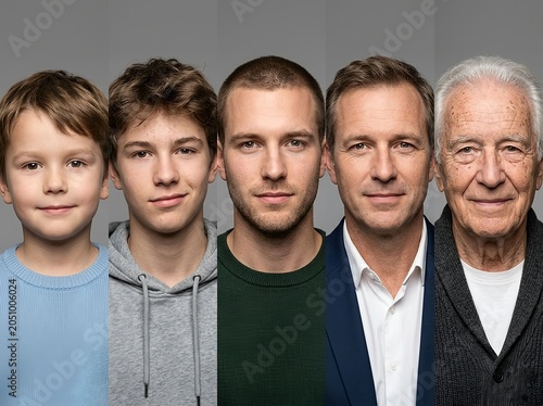 Growth, maturity, aging, longevity, generational change, and the natural human life cycle. For medical education, gerontology, healthcare publications, insurance marketing, psychology, sociology, and 