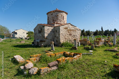 Photography Has Yunus Bey Tomb and Ottoman Cemetery in Enez, Edirne, Turkiye