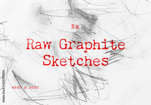 Raw Graphite Textures