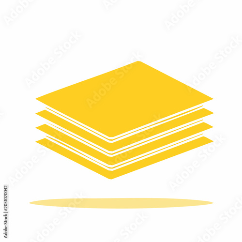 Stack of Yellow Pages Icon