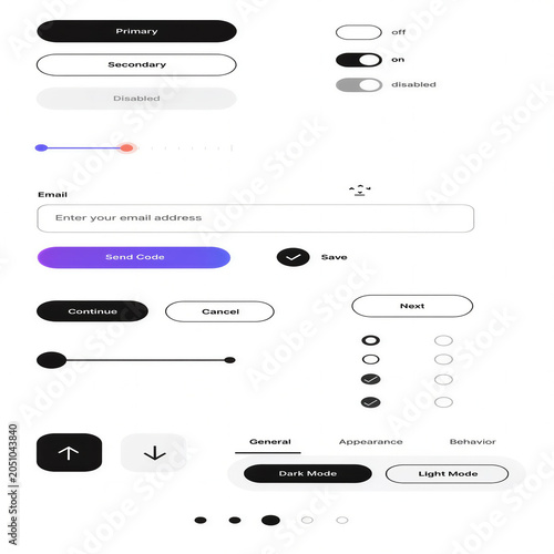 Mobile App UI UX Interface Components Design Vector Kit