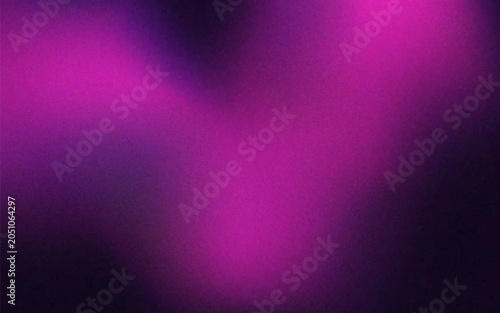 Abstract Retro Grainy Gradient Background with Neon Pink and Purple Blur Light for Vaporwave and Cyberpunk Layout