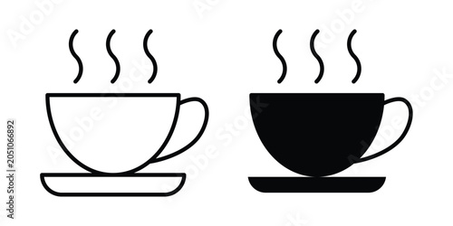 Foto Hot tea icon