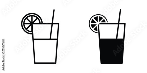 Bild auf Leinwand Lemonade icon