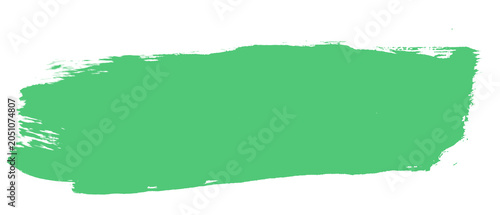 Emerald Brush Stroke Banner Element for Logo Showcase and Product Promotion png transparent background