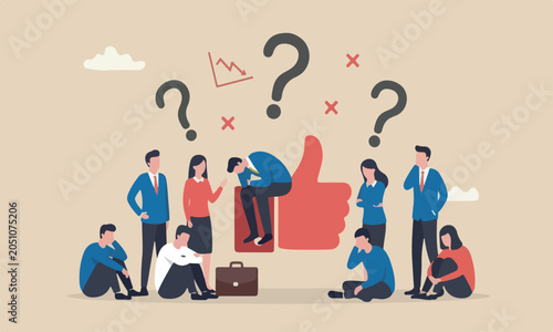 Vászonkép Demotivation meeting teams together rocket passion or burnout from exhausted wor