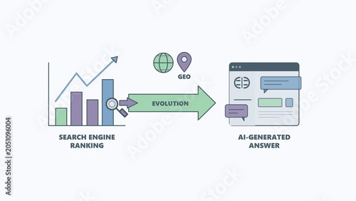 Evolution from Search Engine Ranking to AI Generated Answer