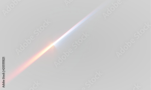 Golden optical sunlight effect with luminous burst and realistic atmospheric reflections. png