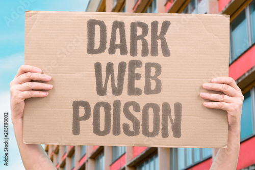 Bilde på lerret "Dark web poison" Online marketplace sells lethal substances